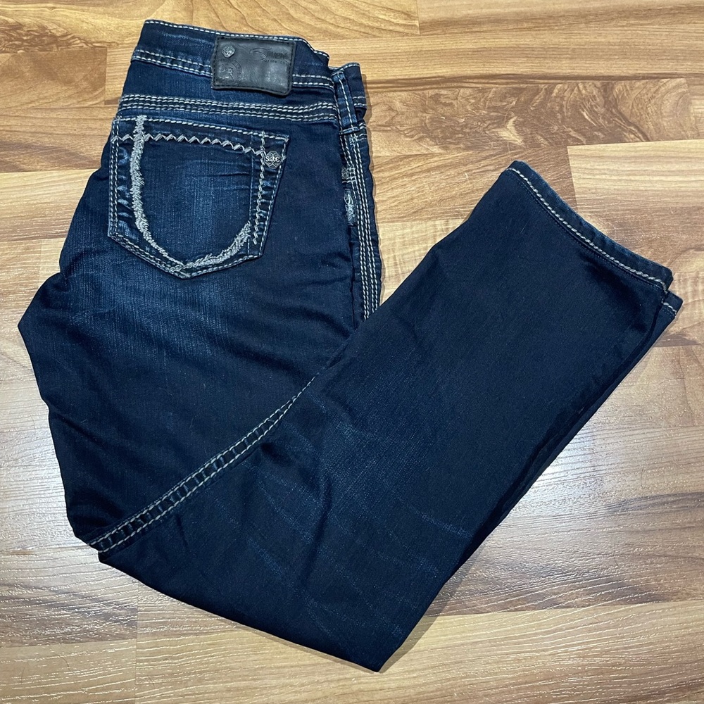 Silver Berkley Jean- Hemmed Size 29 Dark Wash
